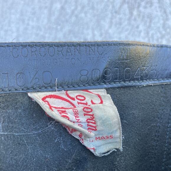 10.5 C 50s Cap Toe Army Combat Boots Vintage Corcoran